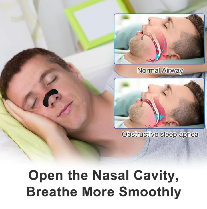 Air Flow Nasal Strips - Triple Flexi-Band technology diagram
