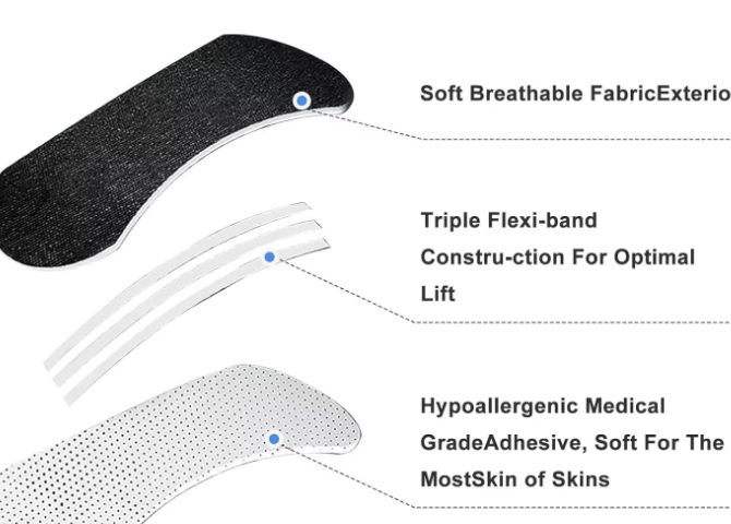 Air Flow Nasal Strips - hypoallergenic drug-free product features